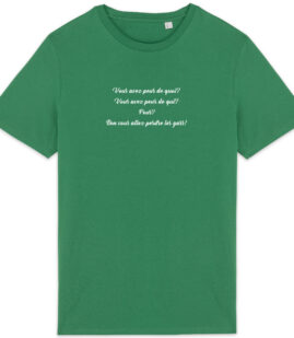 T-shirt Unisexe léger - Bio | "Vous avez peur de quoi? Vous avez peur de qui?"