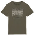 T-shirt Unisexe léger - Bio | "Je vais pas mettre de GPS"