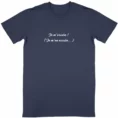 T-shirt Unisexe Bio - Vincent - "Je m'excuse ! " - Version Courte