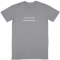 T-shirt Unisexe Bio - Vincent - "Je m'excuse ! " - Version Courte