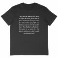 T-shirt Homme Oversized - Bio | "Je vais pas mettre de GPS"