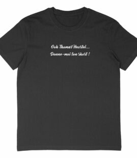 T-shirt Homme Oversized - Bio | "Donne-moi ton short"