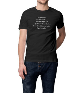 T-shirt Unisexe épais Bio - Vincent - "Je m'excuse ! "
