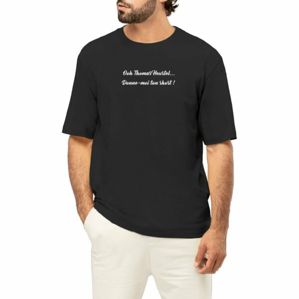 T-shirt Homme Oversized - Bio | "Donne-moi ton short"