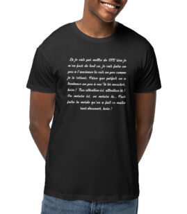 T-shirt Unisexe léger - Bio | "Je vais pas mettre de GPS"