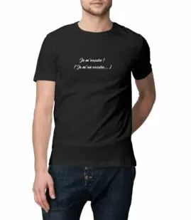T-shirt Unisexe Bio - Vincent - "Je m'excuse ! " - Version Courte