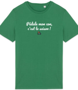 T-shirt Unisexe léger - Bio | "Pédale mon con"