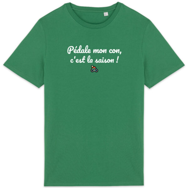 T-shirt Unisexe léger - Bio | "Pédale mon con"