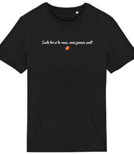 T-shirt unisexe léger | "Isole toi si tu veux"