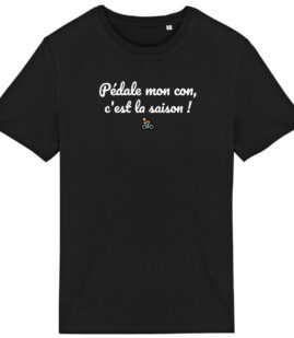 T-shirt Unisexe léger - Bio | "Pédale mon con"