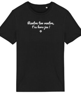 T-shirt Unisexe léger - Bio | "Rentre ton ventre"
