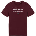 T-shirt Unisexe léger - Bio | "Pédale mon con"