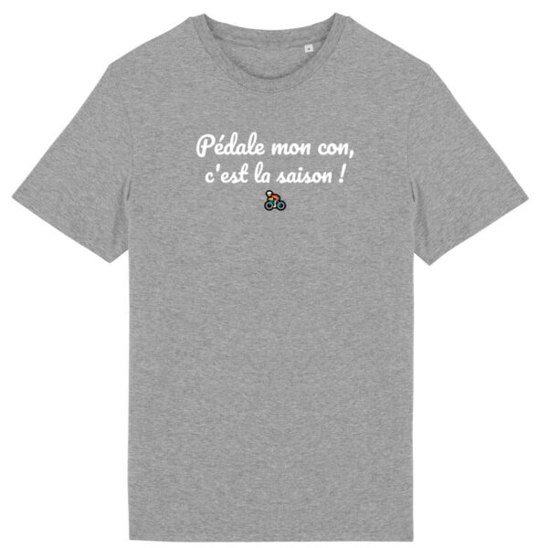 T-shirt Unisexe léger - Bio | "Pédale mon con"