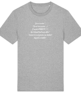 T-shirt Unisexe épais - Bio | "Je m'excuse"