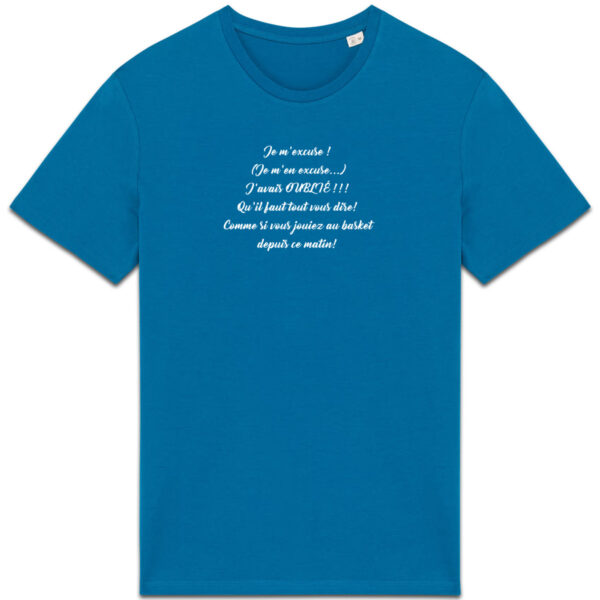 T-shirt Unisexe épais - Bio | "Je m'excuse"