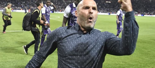 Pascal Dupraz, l'entraîneur du TFC, après la victoire face au Paris Saint-Germain en Ligue 1